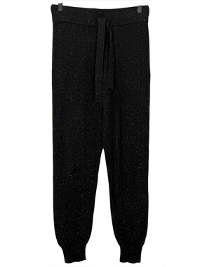 Brodie Cashmere Size S 100% Cashmere Donegal Knit Speckled Drawstring Joggers